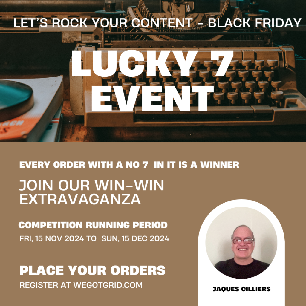 Lucky 7 Event Black Friday